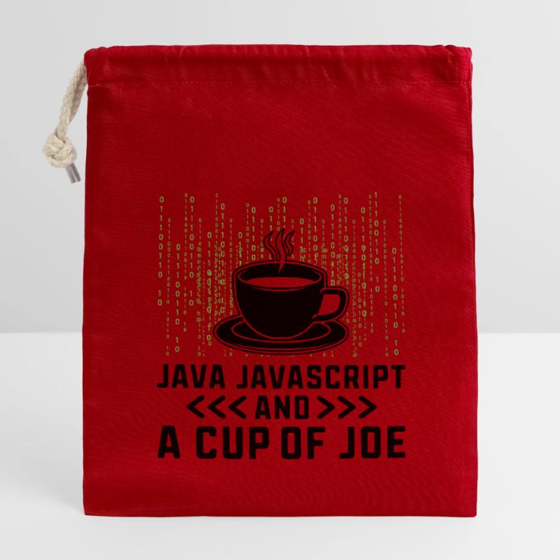 Coffee Coding Programmer Coder Developer Nerd Coff Closable cotton gift bag (14x20cm)