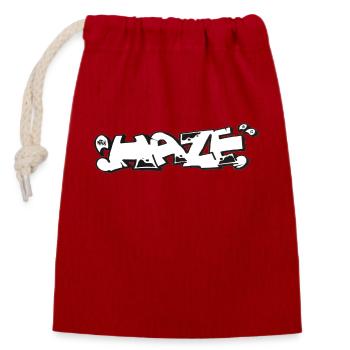 Brume 1 - Sac cadeau en coton avec cordon (14 x 20 cm) - rouge - Devant
