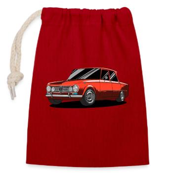 Giulia Rossa Sprint - Closable cotton gift bag (14x20cm) - red - Front