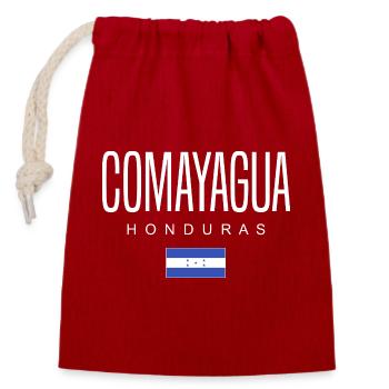Comayagua Honduras Honduraner - Verschließbarer Geschenkbeutel aus Baumwolle (14x20cm) - Rot - Vorne