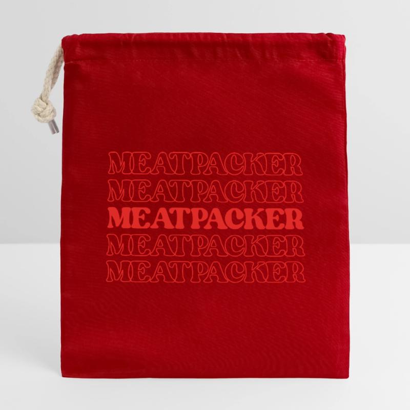Meatpacker Meat Processor Meat Worker Processor Closable cotton gift bag (14x20cm)