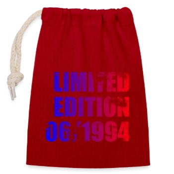 30th Anniversary Limited Edition 06/1994 - Closable cotton gift bag (14x20cm) - red - Front
