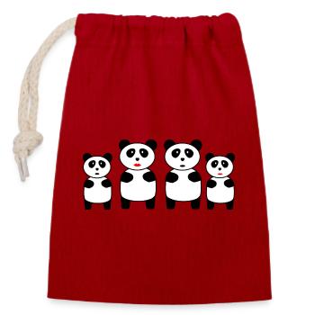 anniversary. Anniversary Decade. humor. funny - Closable cotton gift bag (14x20cm) - red - Front