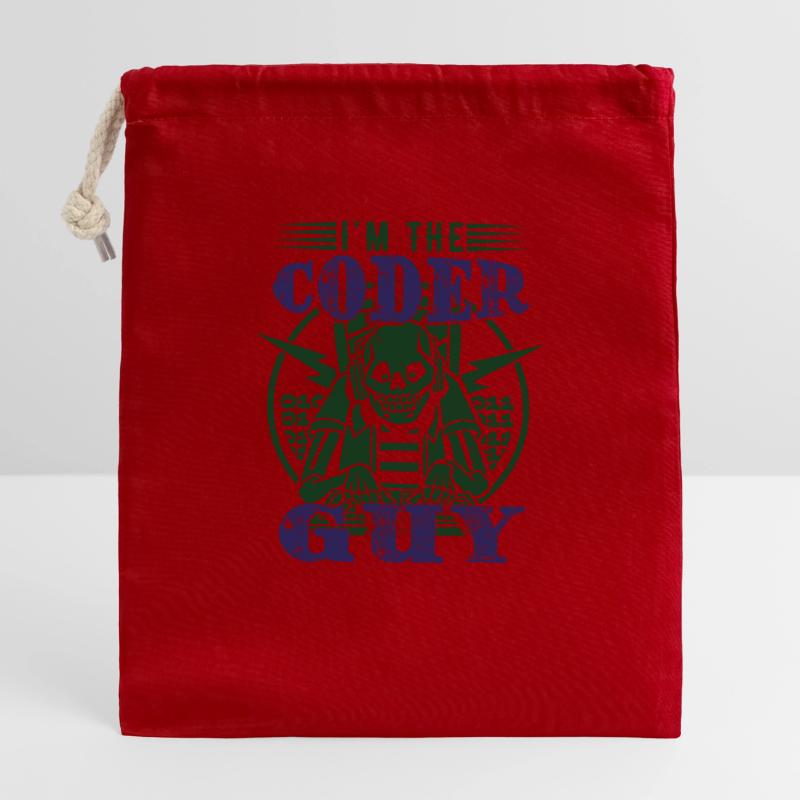 I'm The Coder Guy Closable cotton gift bag (14x20cm)