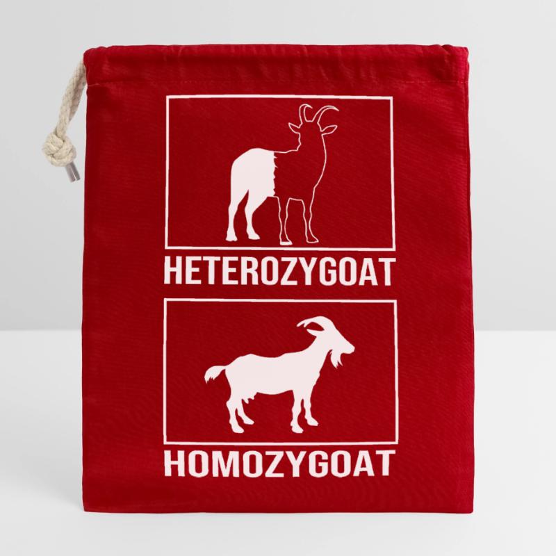 Molecule Structural Formula Closable cotton gift bag (14x20cm)