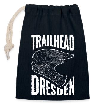 Mountain Bike T-Shirt Trailhead Dresden - Closable cotton gift bag (14x20cm) - navy - Front