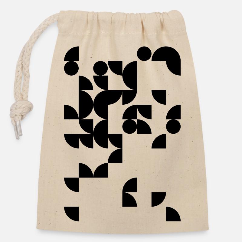 Nubia 4 - Closable cotton gift bag (14x20cm) - nature