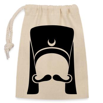 Janissaires ottomans Osmanli Yeniceri - Sac cadeau en coton avec cordon (14 x 20 cm) - nature - Devant