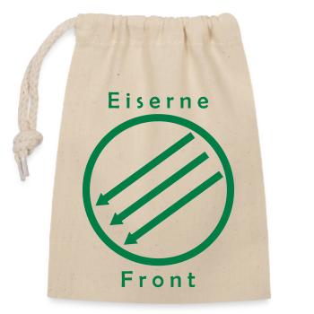Eiserne Fron - Drei Pfeile - Closable cotton gift bag (14x20cm) - nature - Front