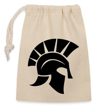 Sparta Guerrier Spartan - Sac cadeau en coton avec cordon (14 x 20 cm) - nature - Devant