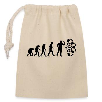 dart evolution - Sac cadeau en coton avec cordon (14 x 20 cm) - nature - Devant