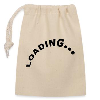 Loading Design - Verschließbarer Geschenkbeutel aus Baumwolle (14x20cm) - Natur - Vorne