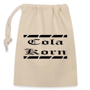 Cola Grain Vintage - Closable cotton gift bag (14x20cm) - nature - Front