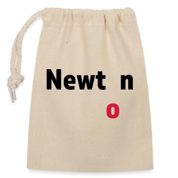Newton - Science - Closable cotton gift bag (14x20cm) - nature - Front