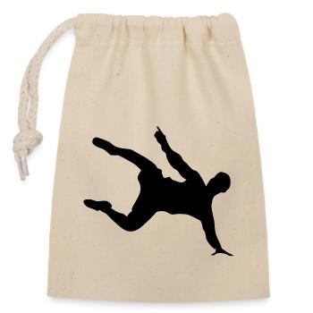Breakdancer - Verschließbarer Geschenkbeutel aus Baumwolle (14x20cm) - Natur - Vorne
