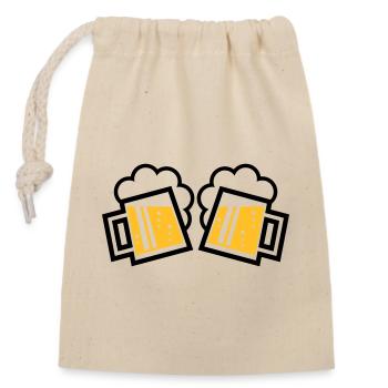 2 bavarois originaux ensemble (2) - Sac cadeau en coton avec cordon (14 x 20 cm) - nature - Devant