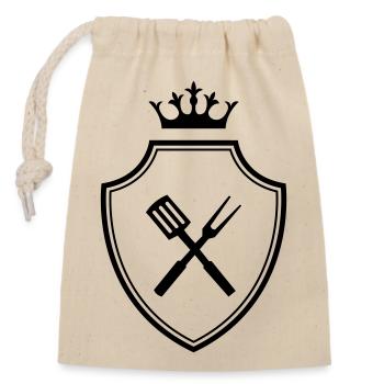 Symbole de Koch - Sac cadeau en coton avec cordon (14 x 20 cm) - nature - Devant