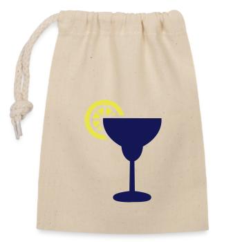 Tequilla Alcool - Sac cadeau en coton avec cordon (14 x 20 cm) - nature - Devant