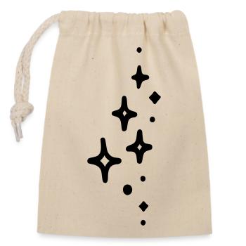Briller - Sac cadeau en coton avec cordon (14 x 20 cm) - nature - Devant