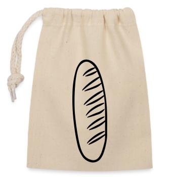 wand - Closable cotton gift bag (14x20cm) - nature - Front