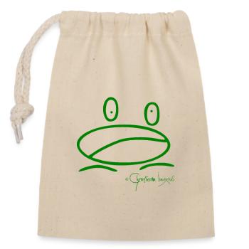 Frogmini © Chyropterum Innoxius - Closable cotton gift bag (14x20cm) - nature - Front