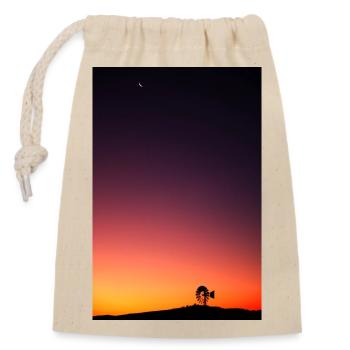 Enchanted Sky - Closable cotton gift bag (14x20cm) - nature - Front