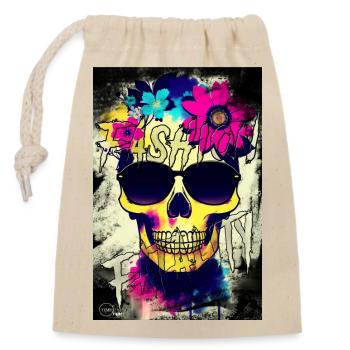 FASHION FATALITY 7 By Yume Origins - Closable cotton gift bag (14x20cm) - nature - Front