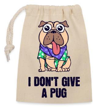 Pets Dog Cuddly Toy Favorite Animal Statement - Closable cotton gift bag (14x20cm) - nature - Front