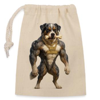 Boli - Der Höllenhund - Verschließbarer Geschenkbeutel aus Baumwolle (14x20cm) - Natur - Vorne