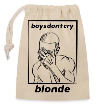 BLONDE album cover - Closable cotton gift bag (14x20cm) - nature - Front