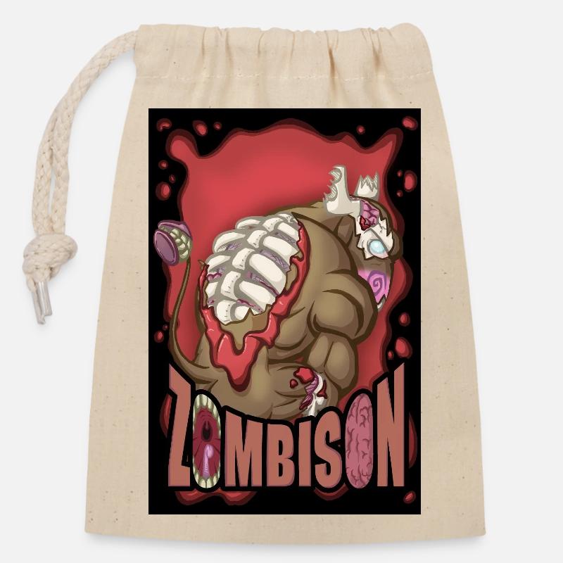 Zombison 2 Poster - Verschließbarer Geschenkbeutel aus Baumwolle (14x20cm) - Natur