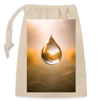 Transcendence - Closable cotton gift bag (14x20cm) - nature - Front
