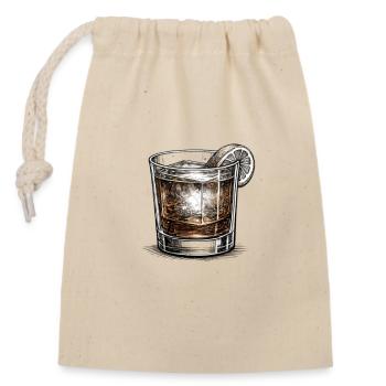 Negroni - Sac cadeau en coton avec cordon (14 x 20 cm) - nature - Devant