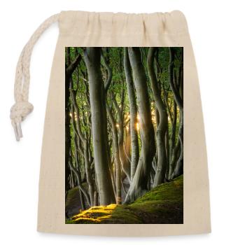 Trees Light of the Sun - Closable cotton gift bag (14x20cm) - nature - Front