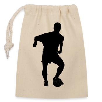 Baver - Sac cadeau en coton avec cordon (14 x 20 cm) - nature - Devant
