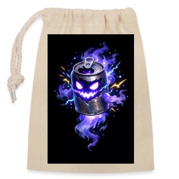 Violette Spukkanone Halloween - Sac cadeau en coton avec cordon (14 x 20 cm) - nature - Devant