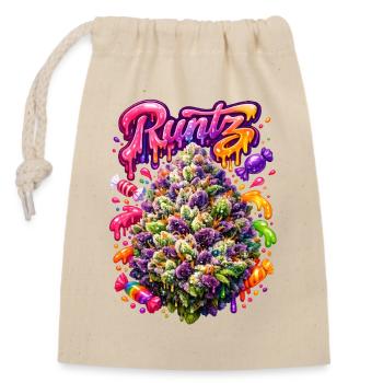Runtz Candy Graffiti Art Print - Sac cadeau en coton avec cordon (14 x 20 cm) - nature - Devant