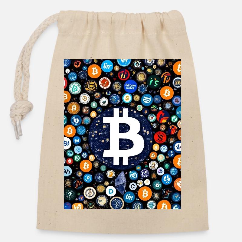 JensJensen - Closable cotton gift bag (14x20cm) - nature