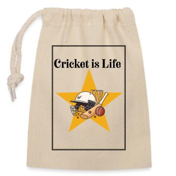 Cricket Star sur l’Étoile d’Or - Sac cadeau en coton avec cordon (14 x 20 cm) - nature - Devant