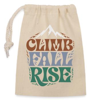 Dawn Mountain and Foliage - Closable cotton gift bag (14x20cm) - nature - Front