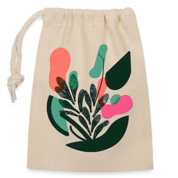 Chromaflor (other products) - Closable cotton gift bag (14x20cm) - nature - Front