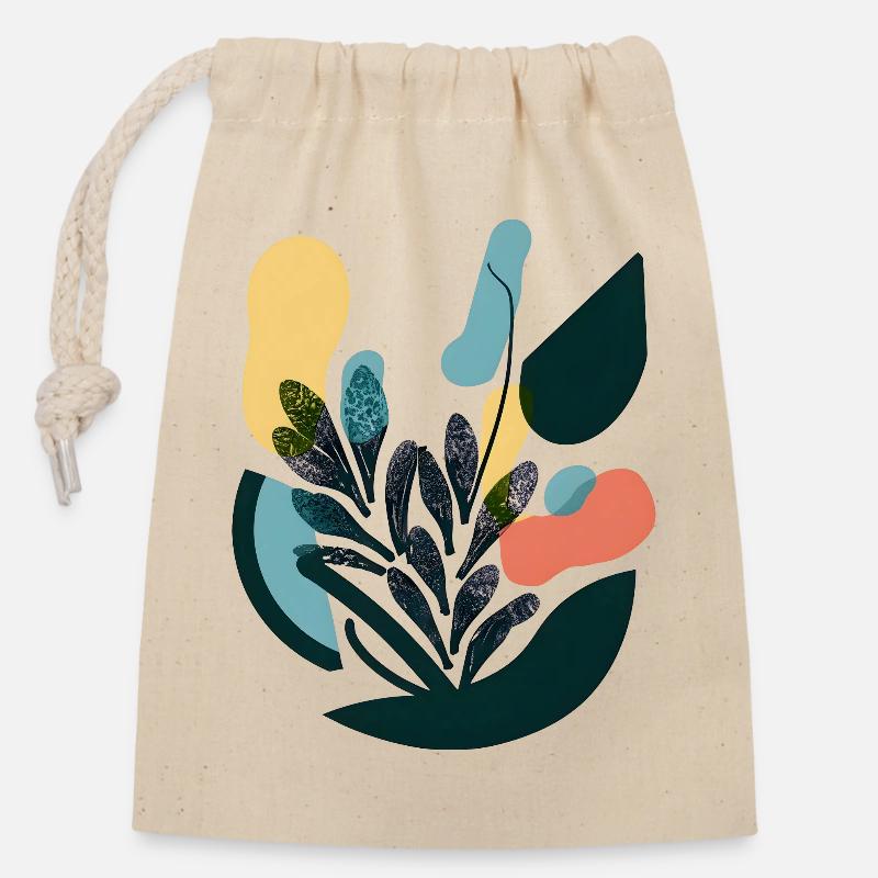 Chromaflor (other products) - Closable cotton gift bag (14x20cm) - nature