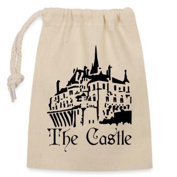 The Black Castle - Closable cotton gift bag (14x20cm) - nature - Front