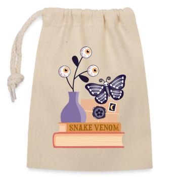Halloween Still Life - Closable cotton gift bag (14x20cm) - nature - Front