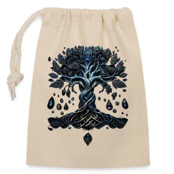 The Glow of the Tree of Life, the Soul Gems. - Closable cotton gift bag (14x20cm) - nature - Front
