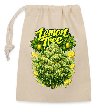 Graffiti Lemon Tree Grav Art - Sac cadeau en coton avec cordon (14 x 20 cm) - nature - Devant