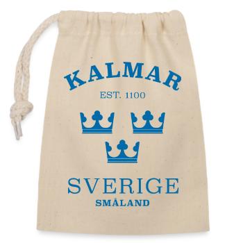 Kalmar, Sverige, Suède - Sac cadeau en coton avec cordon (14 x 20 cm) - nature - Devant