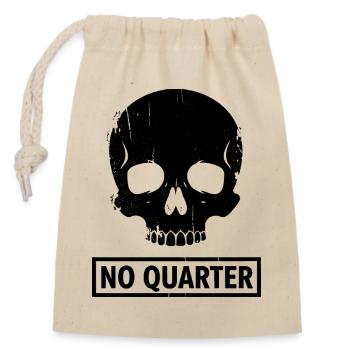 No Quarter Given - Closable cotton gift bag (14x20cm) - nature - Front