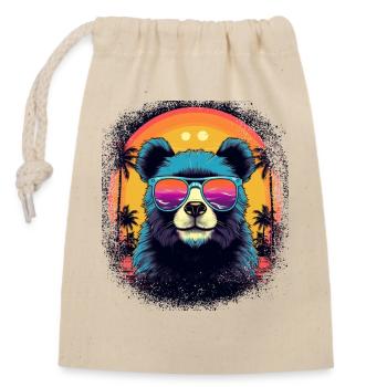 Idée cadeau Polar Bear Bday Brown Bear Awesome Koala - Sac cadeau en coton avec cordon (14 x 20 cm) - nature - Devant