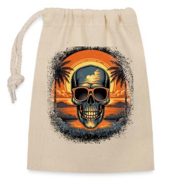 sale citation drôle vêtements pour adultes - Sac cadeau en coton avec cordon (14 x 20 cm) - nature - Devant